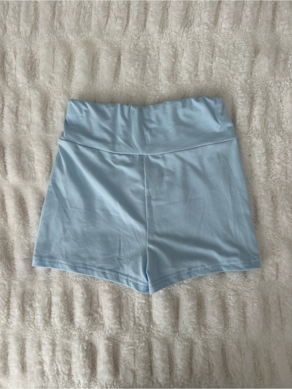 Amazon Light Blue High-Waist Women's Shorts